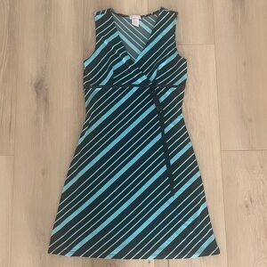Y2K Striped Sleeveless Dress